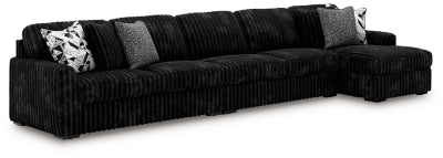 Midnight-Madness Sectional with Chaise - Jax Mattress (Jacksonville, FL)