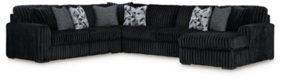 Midnight-Madness Sectional with Chaise - Jax Mattress (Jacksonville, FL)