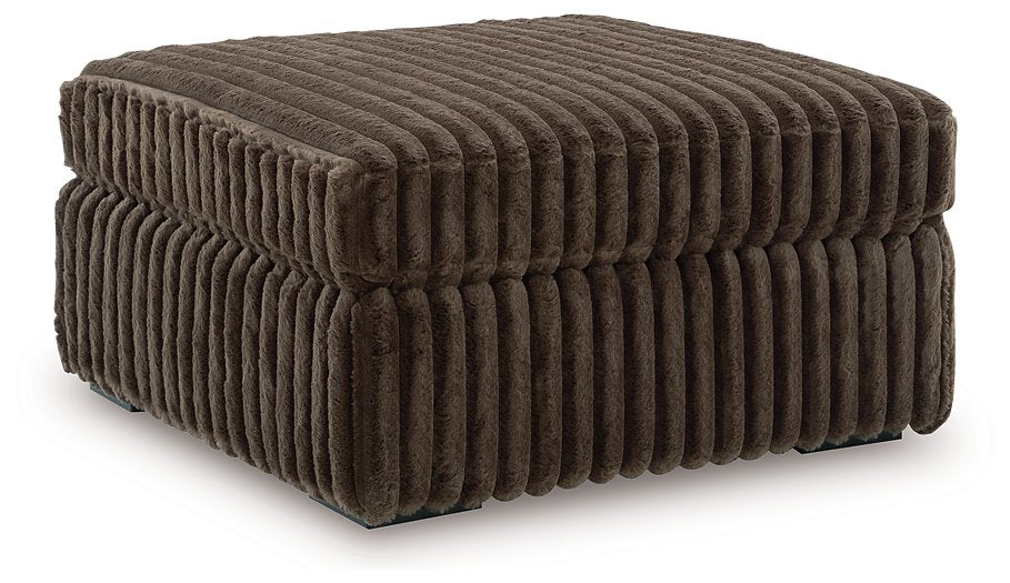 Midnight-Madness Oversized Accent Ottoman - Jax Mattress (Jacksonville, FL)