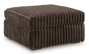 Midnight-Madness Oversized Accent Ottoman