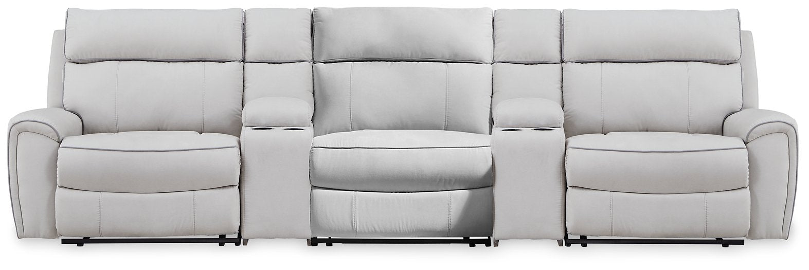 Social Pointe Reclining Sectional with Storage Consoles - Jax Mattress (Jacksonville, FL)