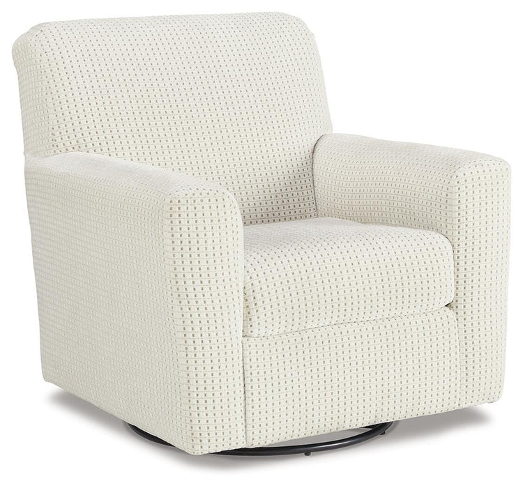 Herstow Swivel Glider Accent Chair - Jax Mattress (Jacksonville, FL)