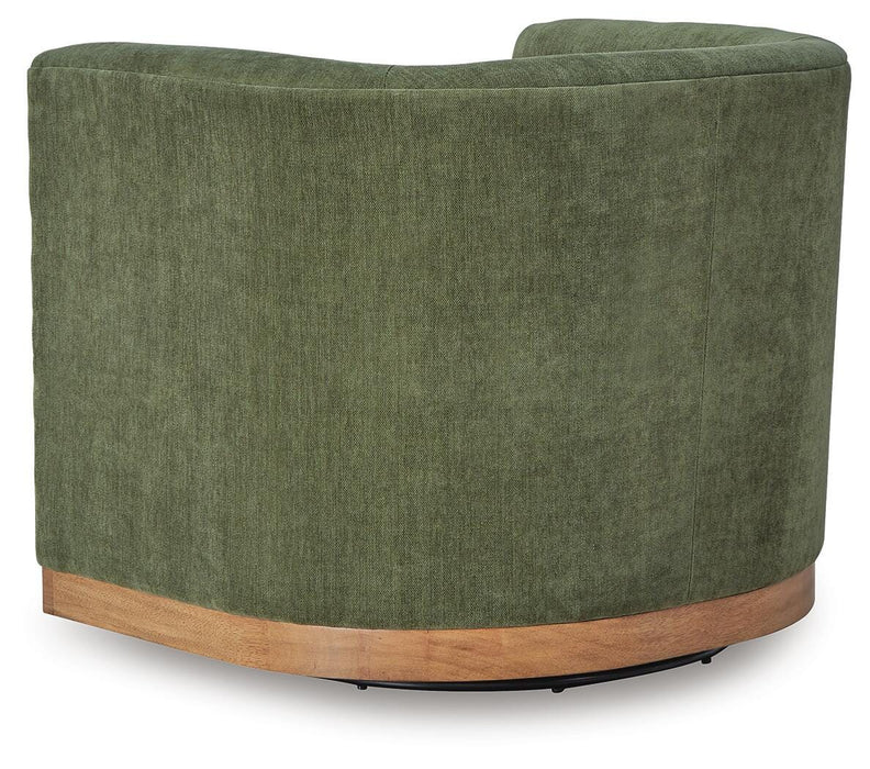 Jersonlow Swivel Accent Chair - Jax Mattress (Jacksonville, FL)