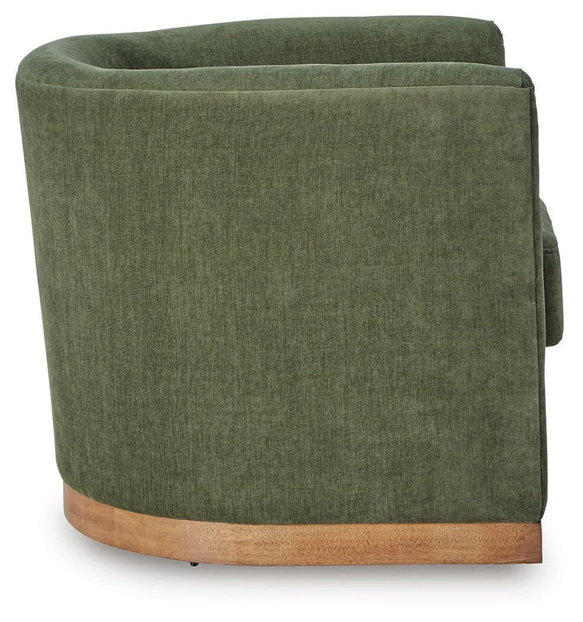 Jersonlow Swivel Accent Chair - Jax Mattress (Jacksonville, FL)