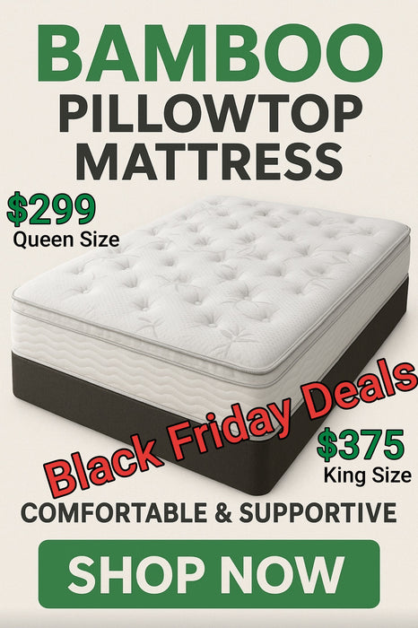 Bamboo Pillow Pillowtop Black Friday Deal