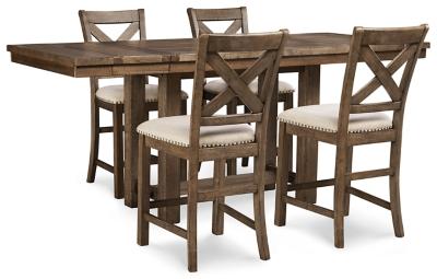 Moriville Counter Height Dining Set - Jax Mattress (Jacksonville, FL)