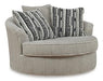 Calnita Oversized Swivel Accent Chair - Jax Mattress (Jacksonville, FL)