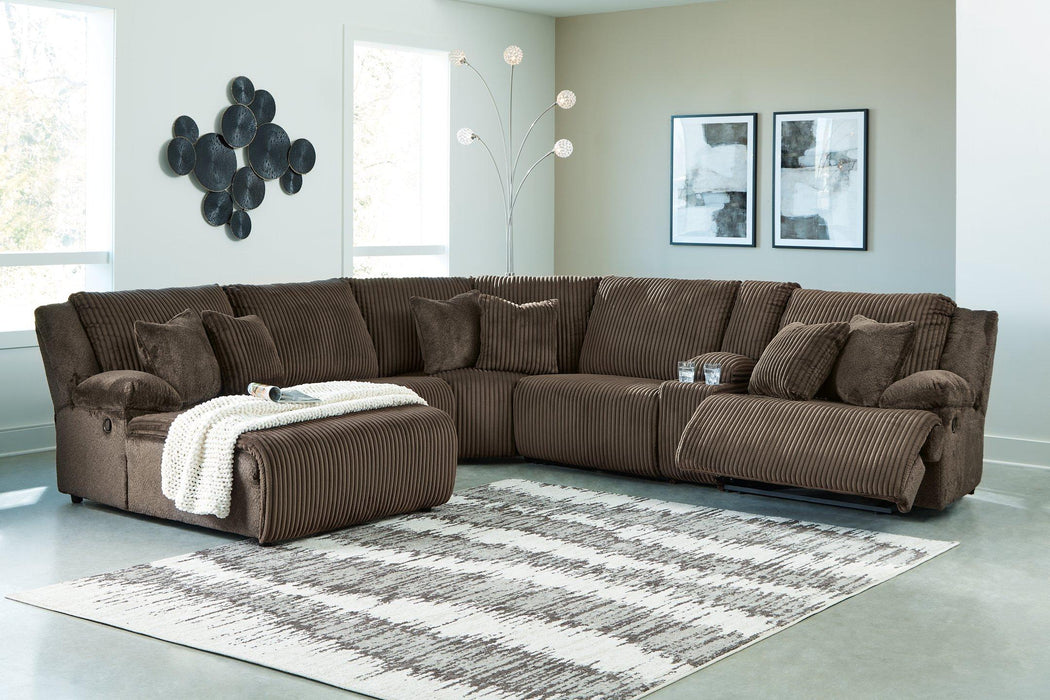 Top Tier Reclining Sectional with Chaise - Jax Mattress (Jacksonville, FL)