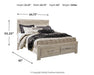 Bellaby Bed with 2 Storage Drawers - Jax Mattress (Jacksonville, FL)