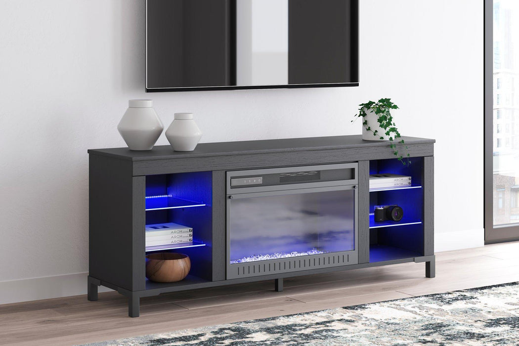 Cayberry 60" TV Stand with Electric Fireplace - Jax Mattress (Jacksonville, FL)