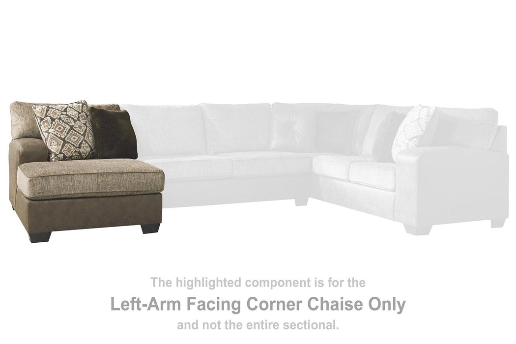 Abalone 3-Piece Sectional with Chaise