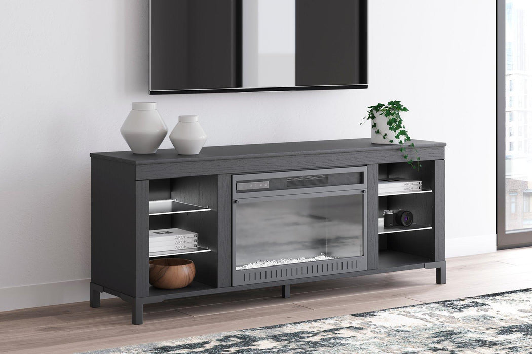 Cayberry 60" TV Stand with Electric Fireplace - Jax Mattress (Jacksonville, FL)