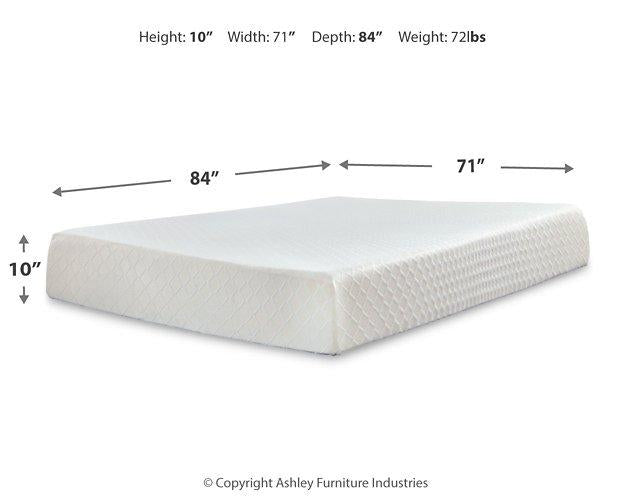 10 Inch Chime Memory Foam Mattress Set - Jax Mattress (Jacksonville, FL)