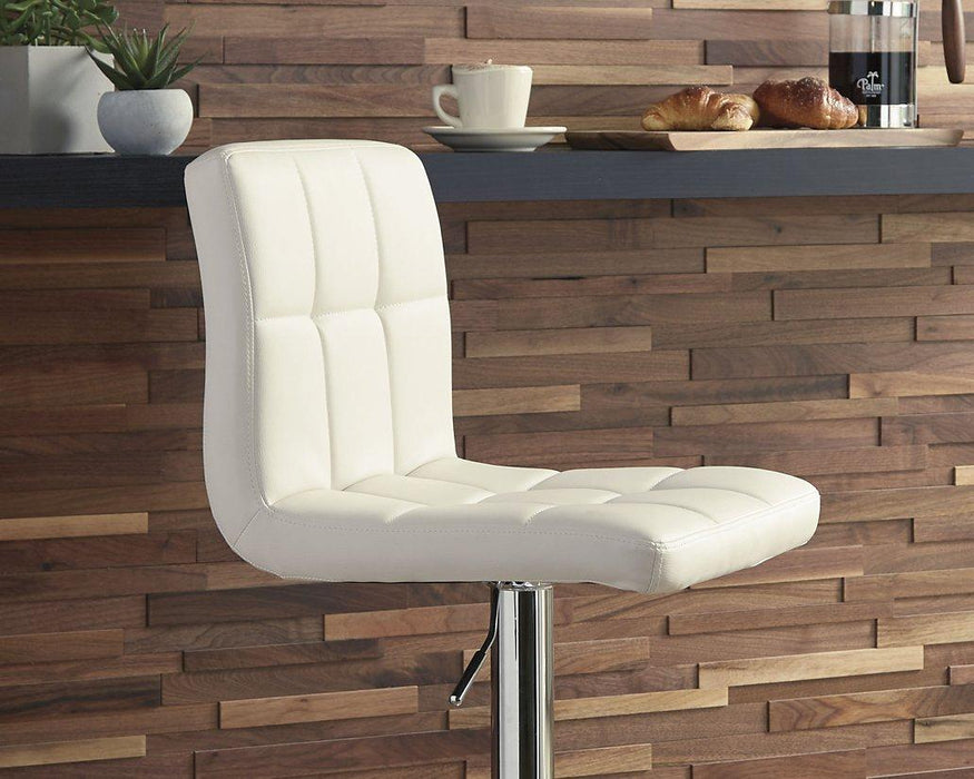 Bellatier Adjustable Height Bar Stool - Jax Mattress (Jacksonville, FL)