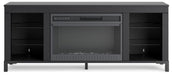 Cayberry 60" TV Stand with Electric Fireplace - Jax Mattress (Jacksonville, FL)