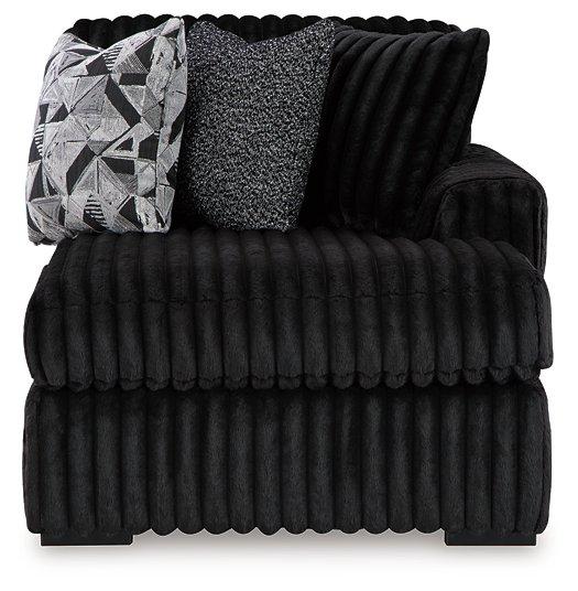 Midnight-Madness Sectional with Chaise Discounted