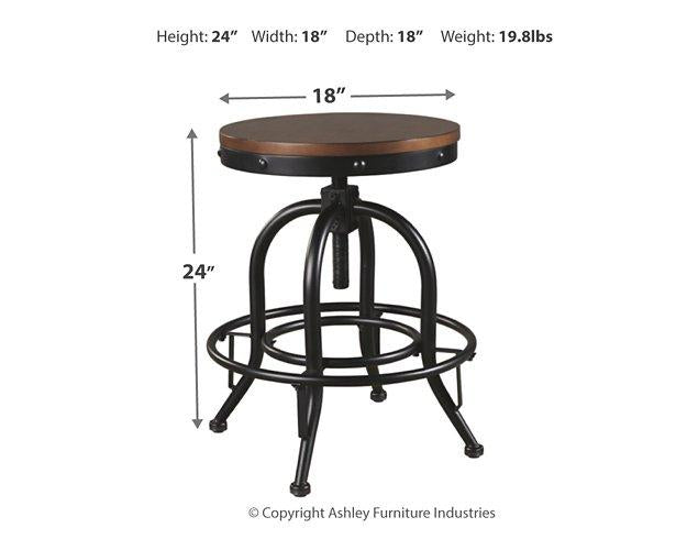 Valebeck Counter Height Bar Stool - Jax Mattress (Jacksonville, FL)