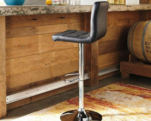 Bellatier Adjustable Height Bar Stool - Jax Mattress (Jacksonville, FL)