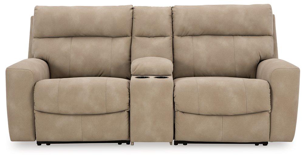 Next-Gen DuraPella Power Reclining Sectional Loveseat with Console - Jax Mattress (Jacksonville, FL)