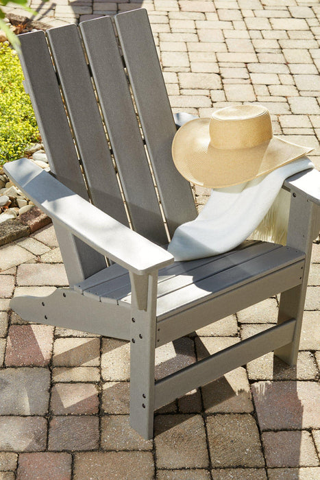 Visola Outdoor Adirondack Chair Set with End Table - Jax Mattress (Jacksonville, FL)