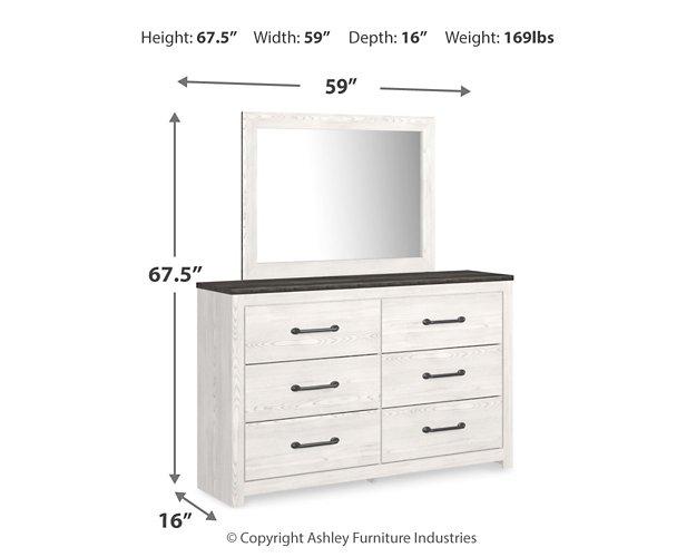 Gerridan Dresser and Mirror - Jax Mattress (Jacksonville, FL)