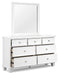 Fortman Dresser and Mirror - Jax Mattress (Jacksonville, FL)