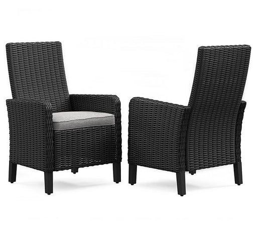 Beachcroft Outdoor Arm Chair with Cushion (Set of 2) - Jax Mattress (Jacksonville, FL)