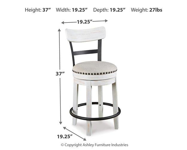 Valebeck Counter Height Bar Stool - Jax Mattress (Jacksonville, FL)