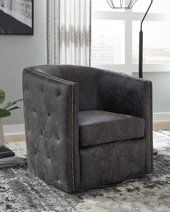 Brentlow Swivel Accent Chair - Jax Mattress (Jacksonville, FL)