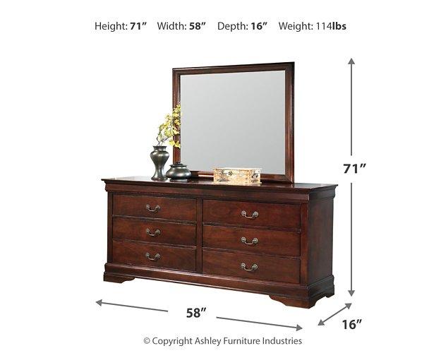 Alisdair Dresser and Mirror - Jax Mattress (Jacksonville, FL)
