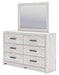 Cayboni Dresser and Mirror - Jax Mattress (Jacksonville, FL)