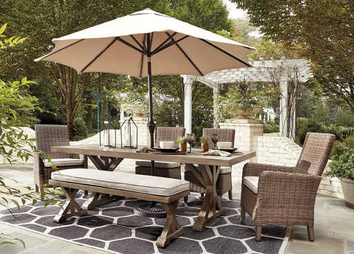 Beachcroft Outdoor Dining Table - Jax Mattress (Jacksonville, FL)