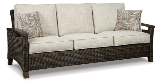 Paradise Trail Outdoor Sofa, Lounge Chairs and Fire Pit Table - Jax Mattress (Jacksonville, FL)