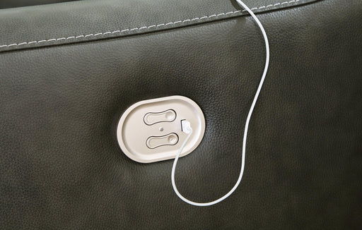 Center Line Power Reclining Sectional Loveseat - Jax Mattress (Jacksonville, FL)