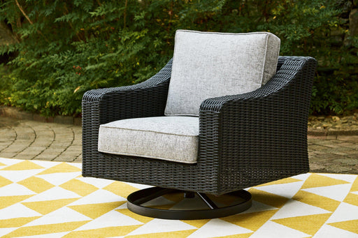 Beachcroft Outdoor Swivel Lounge with Cushion - Jax Mattress (Jacksonville, FL)