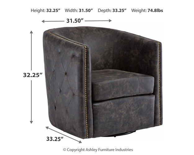 Brentlow Swivel Accent Chair - Jax Mattress (Jacksonville, FL)
