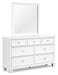 Fortman Dresser and Mirror - Jax Mattress (Jacksonville, FL)