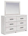 Cayboni Dresser and Mirror - Jax Mattress (Jacksonville, FL)