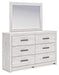 Cayboni Dresser and Mirror - Jax Mattress (Jacksonville, FL)