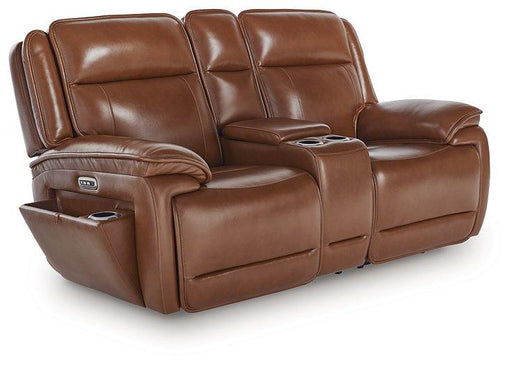 Healy Pier Power Reclining Loveseat with Console - Jax Mattress (Jacksonville, FL)