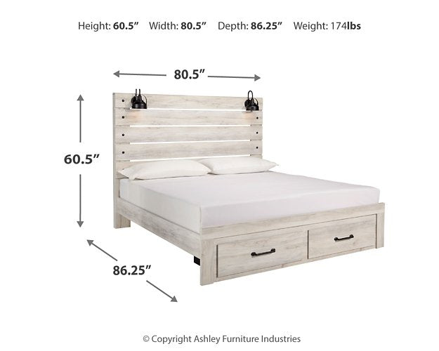 Cambeck Bed with 2 Storage Drawers - Jax Mattress (Jacksonville, FL)