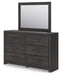 Hollivern Dresser and Mirror - Jax Mattress (Jacksonville, FL)