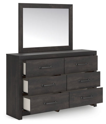 Hollivern Dresser and Mirror - Jax Mattress (Jacksonville, FL)