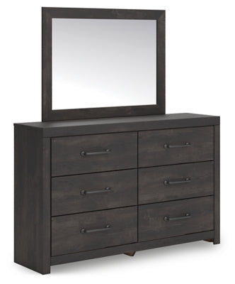 Hollivern Dresser and Mirror - Jax Mattress (Jacksonville, FL)