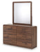 Fortlorn Dresser and Mirror - Jax Mattress (Jacksonville, FL)