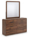 Fortlorn Dresser and Mirror - Jax Mattress (Jacksonville, FL)