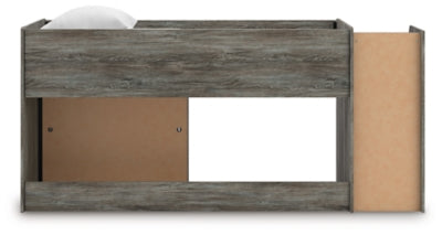 Frandern Loft Bed with Bookcase Storage - Jax Mattress (Jacksonville, FL)