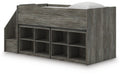 Frandern Loft Bed with Bookcase Storage - Jax Mattress (Jacksonville, FL)