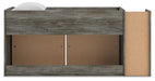 Frandern Loft Bed with Bookcase Storage - Jax Mattress (Jacksonville, FL)