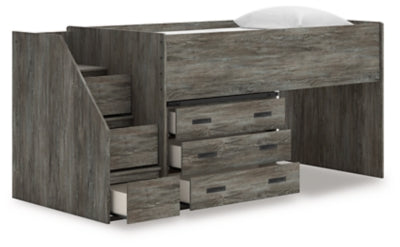 Frandern Loft Bed with Drawer Storage - Jax Mattress (Jacksonville, FL)